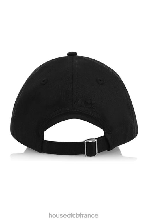 House of CB casquette de baseball Devon noire avec boucle à l\'arrière N888H1063 accessoires