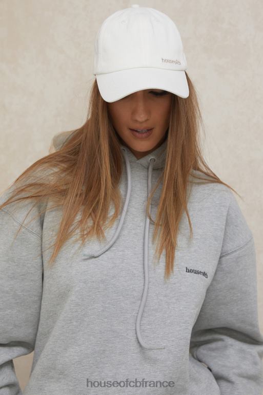 House of CB casquette de baseball Devon off white avec boucle à l\'arrière N888H1062 accessoires