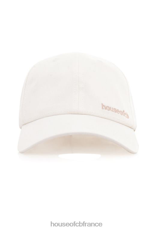 House of CB casquette de baseball Devon off white avec boucle à l\'arrière N888H1062 accessoires