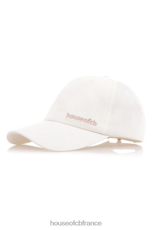 House of CB casquette de baseball Devon off white avec boucle à l\'arrière N888H1062 accessoires