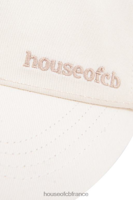 House of CB casquette de baseball Devon off white avec boucle à l\'arrière N888H1062 accessoires