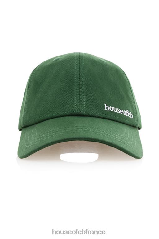 House of CB casquette de baseball Devon verte à boucle arrière N888H1061 accessoires