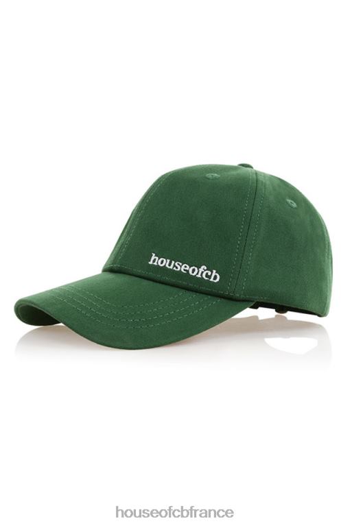 House of CB casquette de baseball Devon verte à boucle arrière N888H1061 accessoires