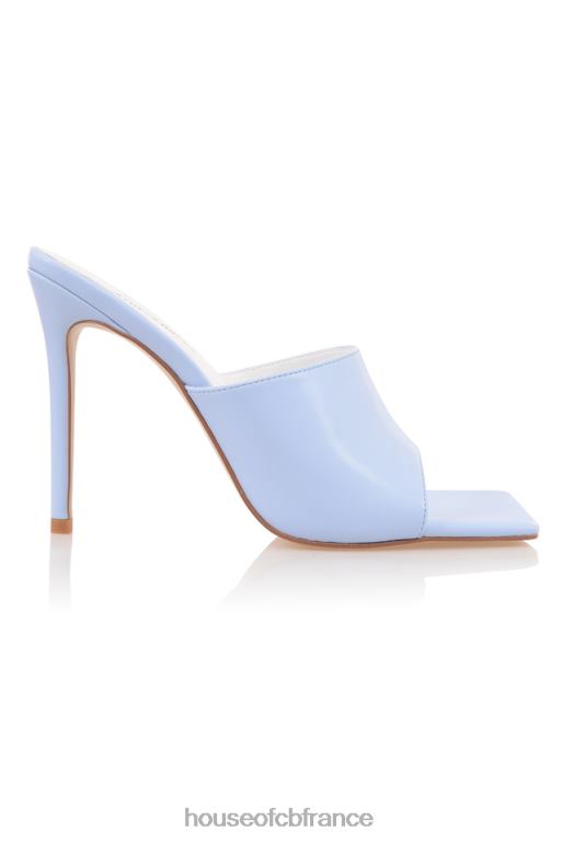 House of CB mistress rocks dream scene - mules bleu bébé à bout carré N888H1082 chaussures