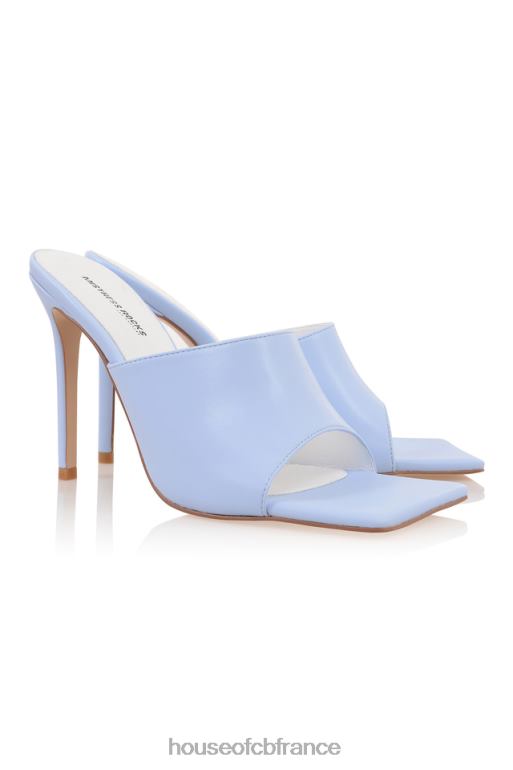 House of CB mistress rocks dream scene - mules bleu bébé à bout carré N888H1082 chaussures