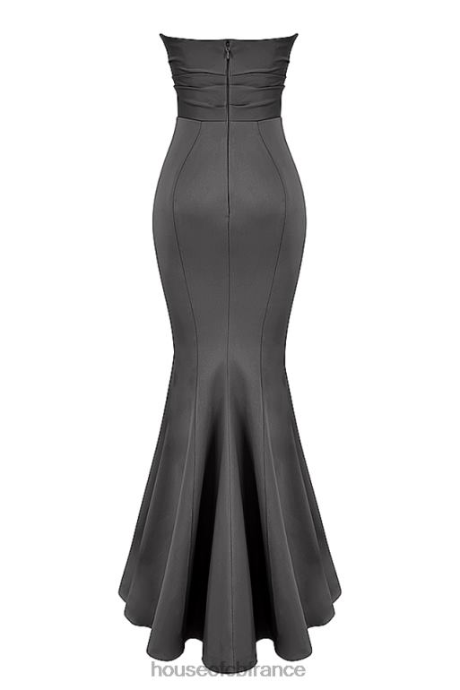 House of CB robe bustier en satin fleur shadow N888H1151 mariages