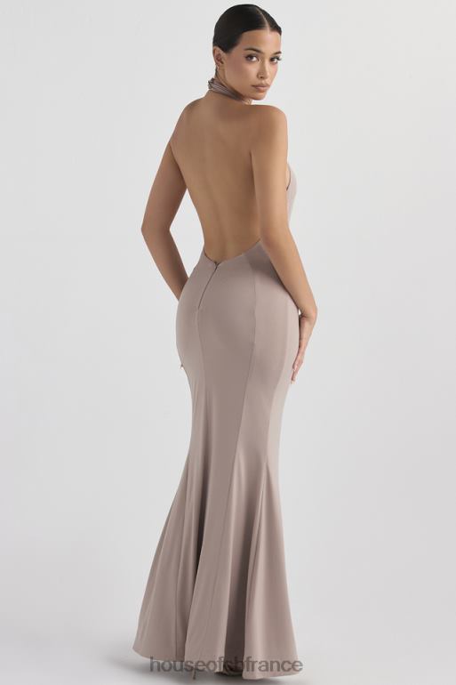 House of CB robe dos nu aux champignons Juliette N888H1150 mariages