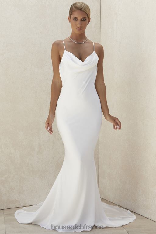 House of CB robe de mariée aurélie ivoire dos drapé - édition limitée N888H1158 mariages