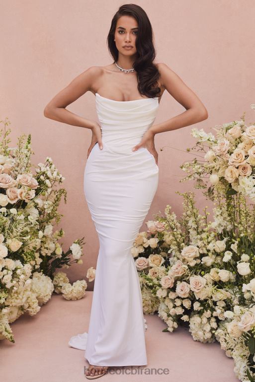 House of CB robe de mariée bustier drapée ivoire Esmee - édition limitée N888H1155 mariages