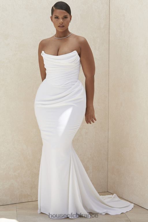 House of CB robe de mariée bustier drapée ivoire Esmee - édition limitée N888H1155 mariages