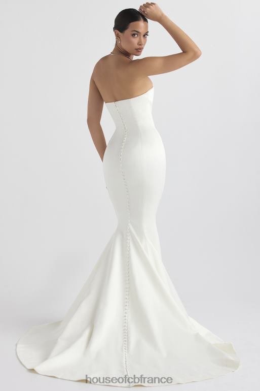 House of CB robe de mariée bustier en satin ivoire Giselle N888H1140 mariages