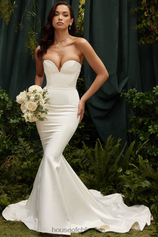 House of CB robe de mariée bustier en satin ivoire Giselle N888H1140 mariages