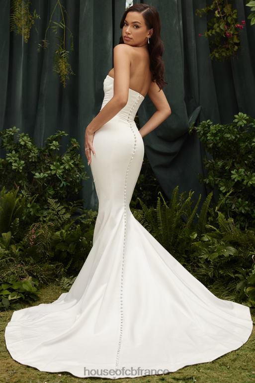 House of CB robe de mariée bustier en satin ivoire Giselle N888H1140 mariages