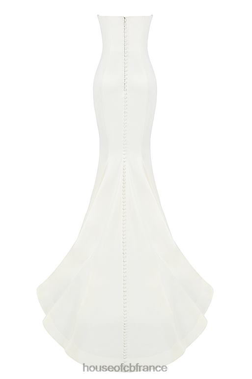 House of CB robe de mariée bustier en satin ivoire Giselle N888H1140 mariages