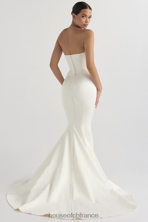 House of CB robe de mariée bustier en satin ivoire Giselle N888H1140 mariages