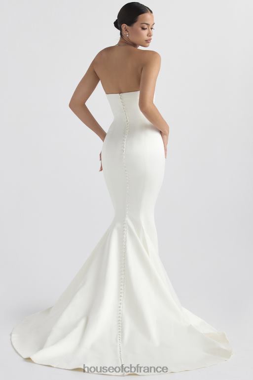 House of CB robe de mariée bustier en satin ivoire Giselle N888H1140 mariages