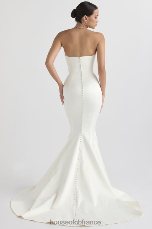 House of CB robe de mariée bustier en satin ivoire Giselle N888H1140 mariages