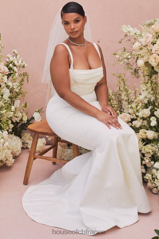 House of CB robe de mariée corset balconnet ivoire Françoise - édition limitée N888H1161 mariages