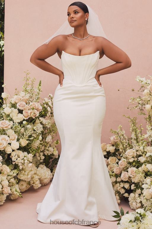 House of CB robe de mariée corset bustier ivoire ines - édition limitée N888H1156 mariages
