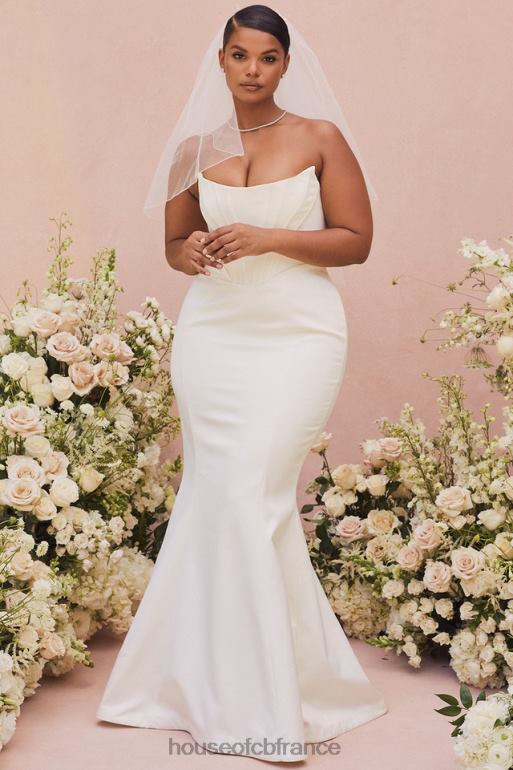 House of CB robe de mariée corset bustier ivoire ines - édition limitée N888H1156 mariages