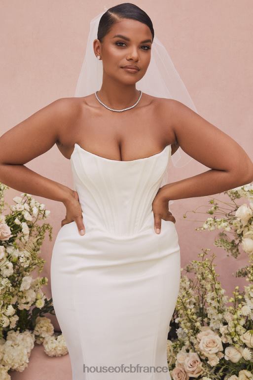 House of CB robe de mariée corset bustier ivoire ines - édition limitée N888H1156 mariages