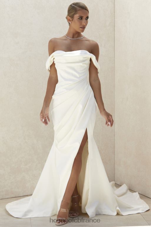 House of CB robe de mariée corset drapée ivoire delphine - édition limitée N888H1154 mariages