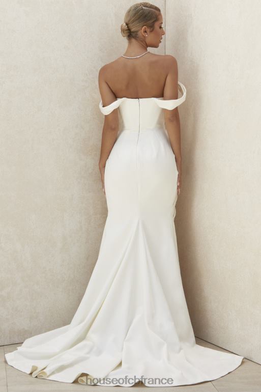 House of CB robe de mariée corset drapée ivoire delphine - édition limitée N888H1154 mariages