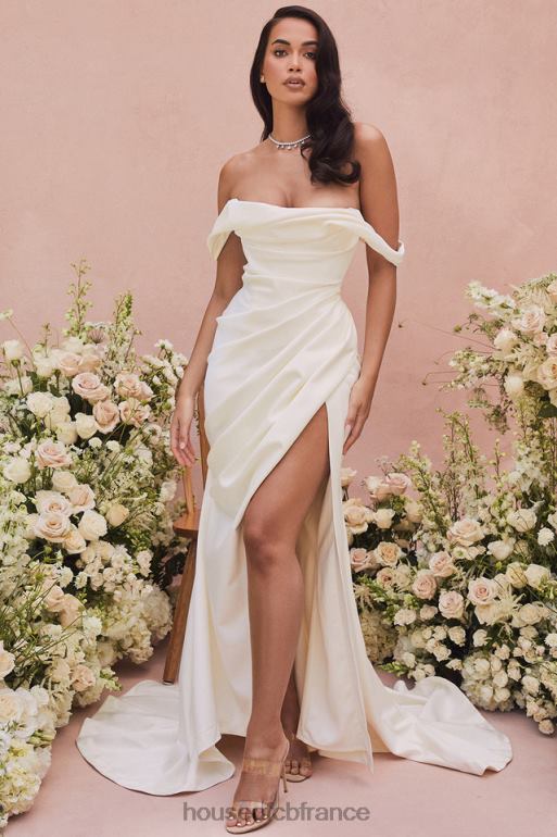 House of CB robe de mariée corset drapée ivoire delphine - édition limitée N888H1154 mariages