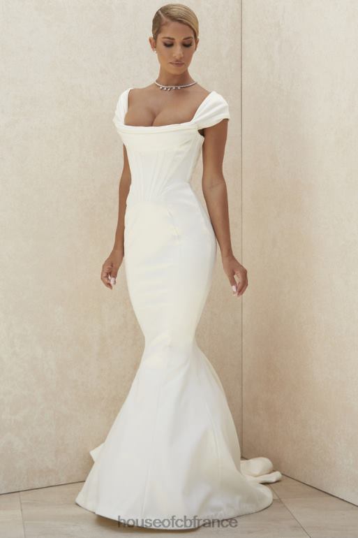 House of CB robe de mariée corset ivoire antoinette hors épaule - édition limitée N888H1157 mariages