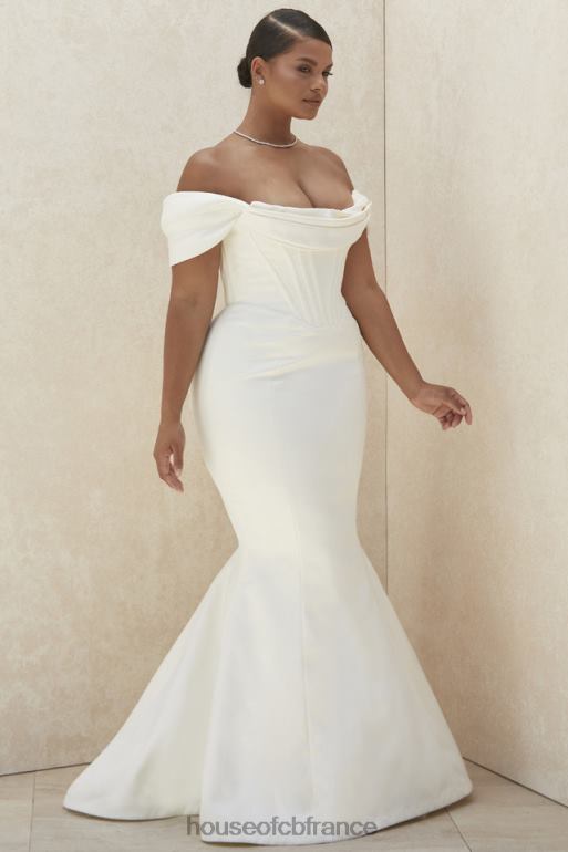 House of CB robe de mariée corset ivoire antoinette hors épaule - édition limitée N888H1157 mariages