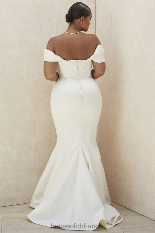 House of CB robe de mariée corset ivoire antoinette hors épaule - édition limitée N888H1157 mariages