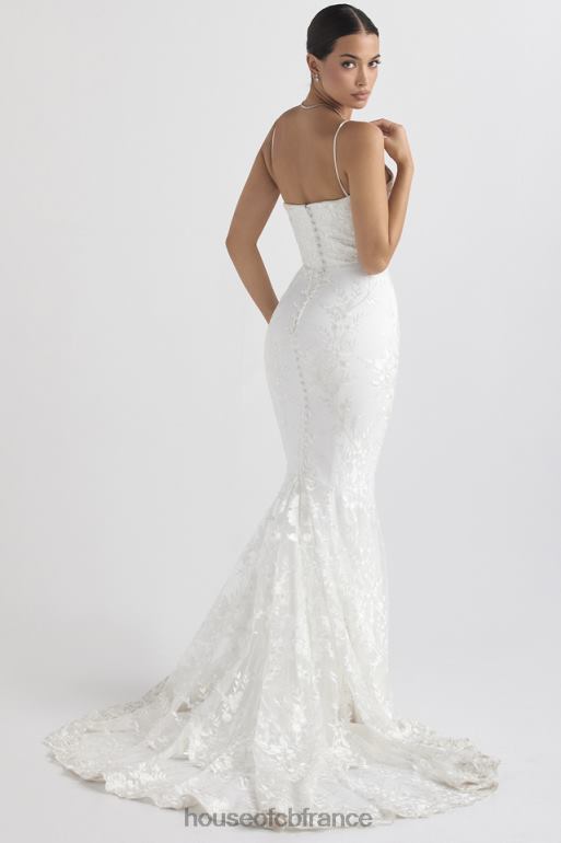 House of CB robe de mariée en dentelle blanche solène N888H1142 mariages