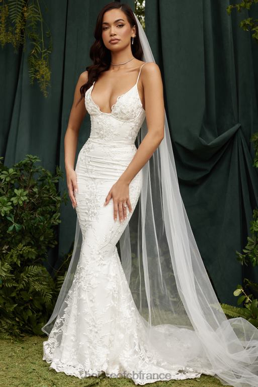 House of CB robe de mariée en dentelle blanche solène N888H1142 mariages