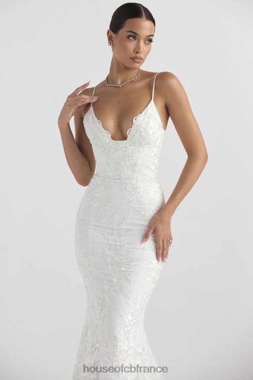 House of CB robe de mariée en dentelle blanche solène N888H1142 mariages
