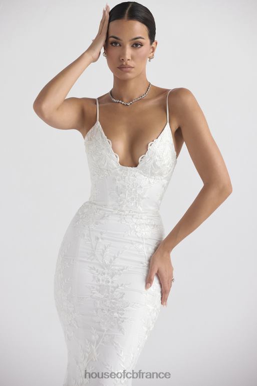 House of CB robe de mariée en dentelle blanche solène N888H1142 mariages
