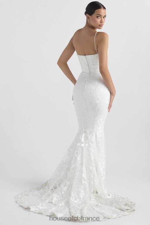House of CB robe de mariée en dentelle blanche solène N888H1142 mariages