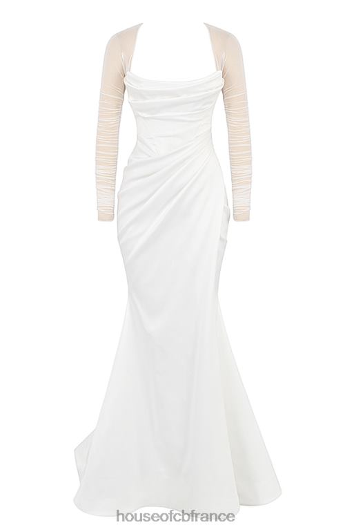 House of CB robe de mariée en satin blanc elise N888H1143 mariages