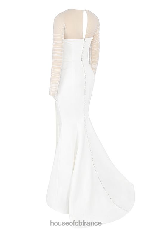 House of CB robe de mariée en satin blanc elise N888H1143 mariages