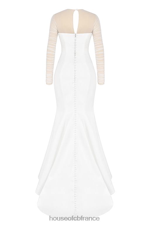 House of CB robe de mariée en satin blanc elise N888H1143 mariages