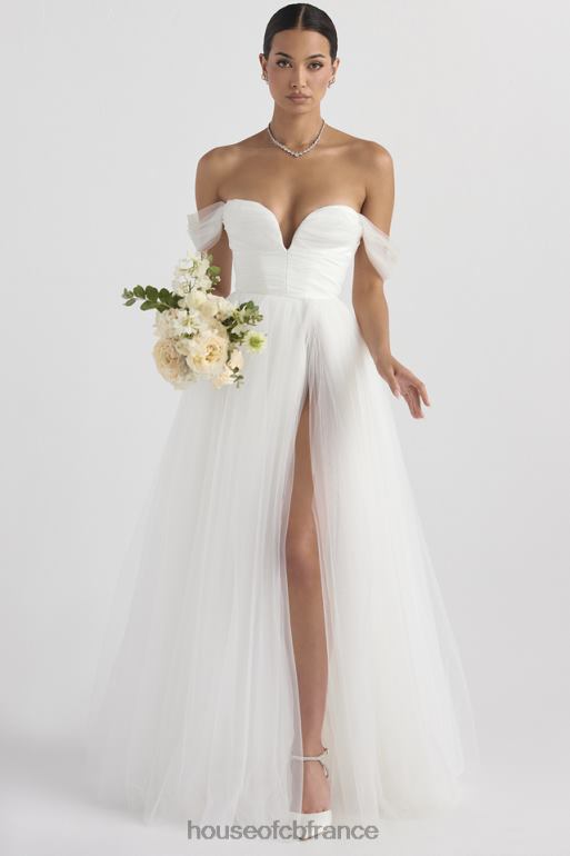 House of CB robe de mariée en tulle blanc de conte de fées N888H1138 mariages
