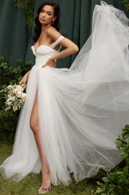 House of CB robe de mariée en tulle blanc de conte de fées N888H1138 mariages