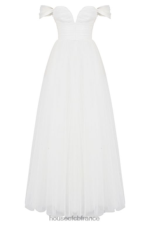 House of CB robe de mariée en tulle blanc de conte de fées N888H1138 mariages