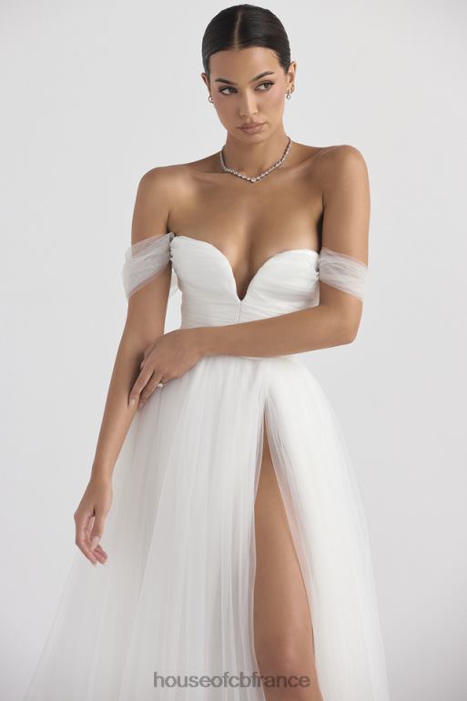 House of CB robe de mariée en tulle blanc de conte de fées N888H1138 mariages