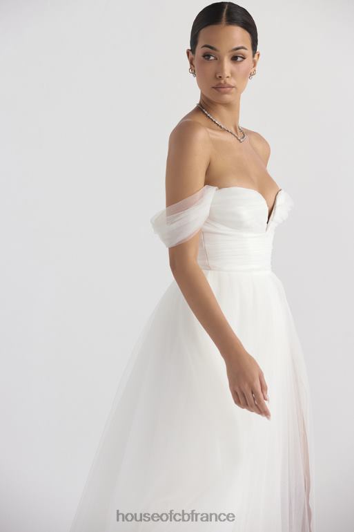 House of CB robe de mariée en tulle blanc de conte de fées N888H1138 mariages