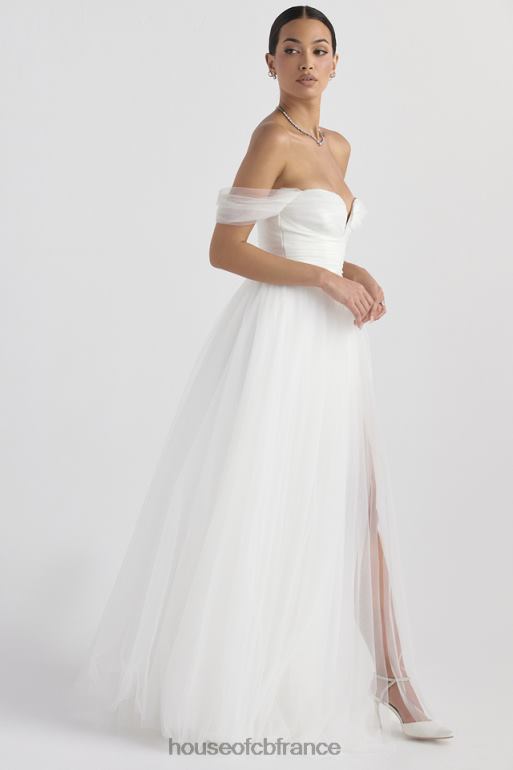 House of CB robe de mariée en tulle blanc de conte de fées N888H1138 mariages