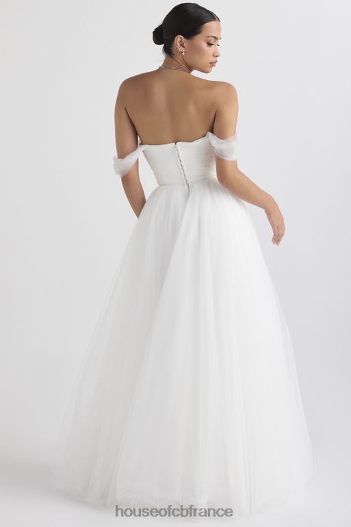 House of CB robe de mariée en tulle blanc de conte de fées N888H1138 mariages