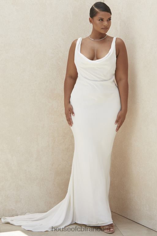 House of CB robe de mariée ivoire odette dos drapé - édition limitée N888H1162 mariages