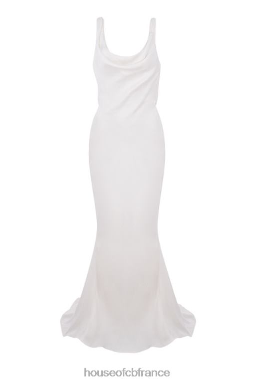 House of CB robe de mariée ivoire odette dos drapé - édition limitée N888H1162 mariages