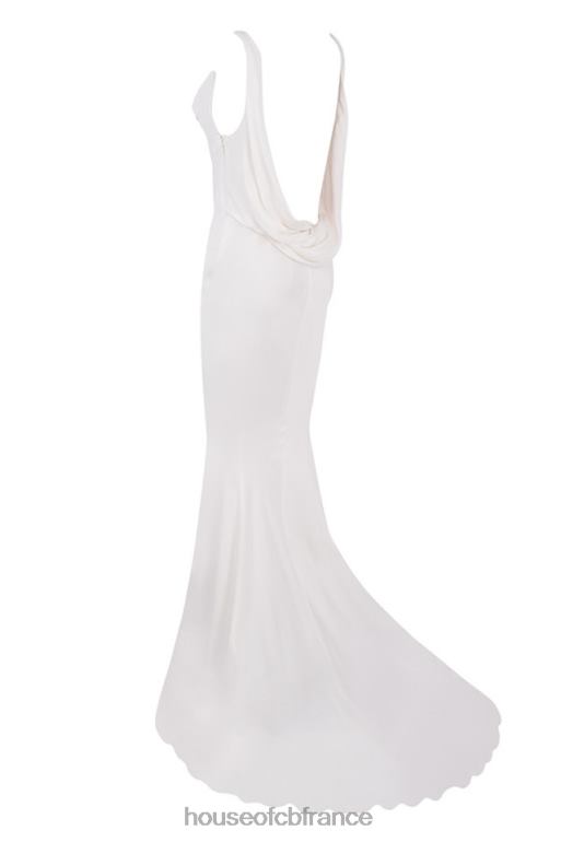 House of CB robe de mariée ivoire odette dos drapé - édition limitée N888H1162 mariages