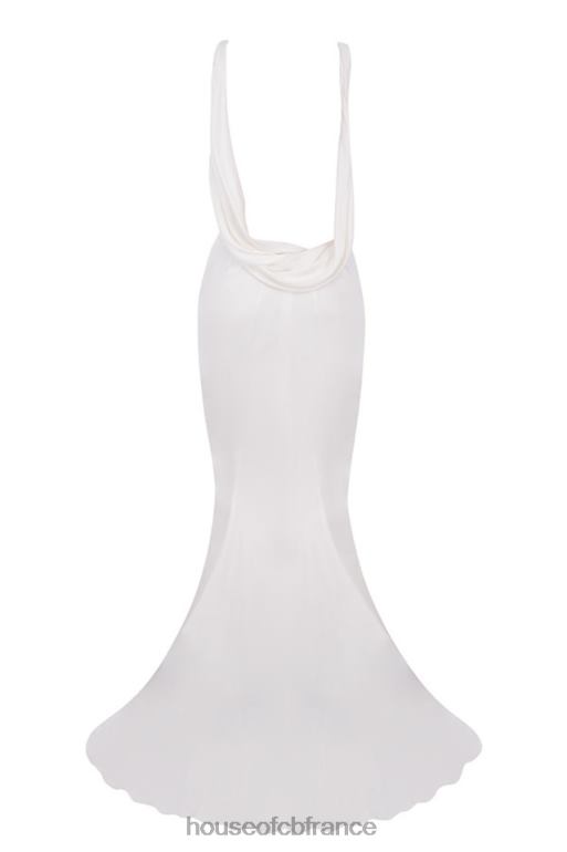 House of CB robe de mariée ivoire odette dos drapé - édition limitée N888H1162 mariages